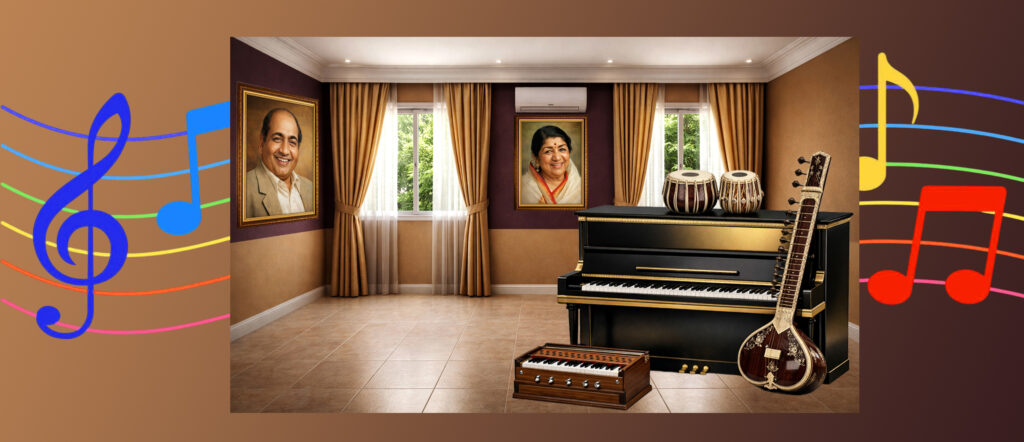 Mohammed Rafi Lata Mangeshkar Poster