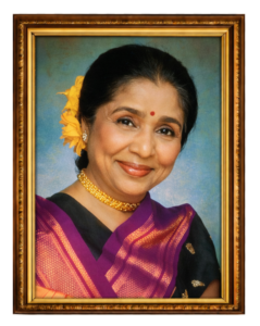 Asha Bhosle Mangeshkar Portrait Kamal Ke Sur