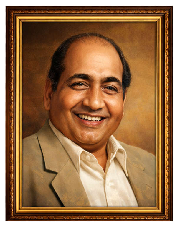 Mohammad Rafi The Legend Portrait Kamal Ke Sur Original Music