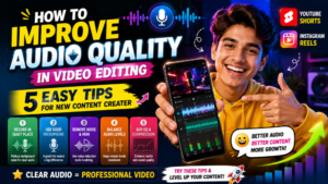 Video Editing में ऑडियो क्वालिटी कैसे सुधारें: नए क्रिएटर्स के लिए 5 आसान टिप्स