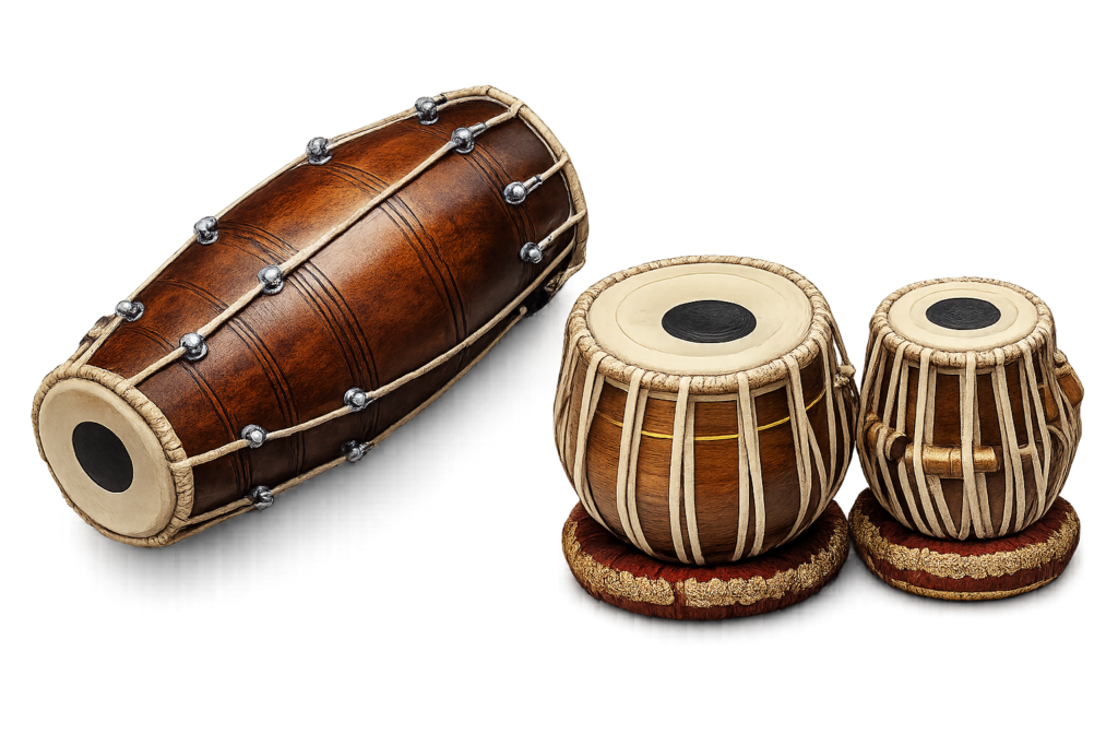 Tabla and dholak