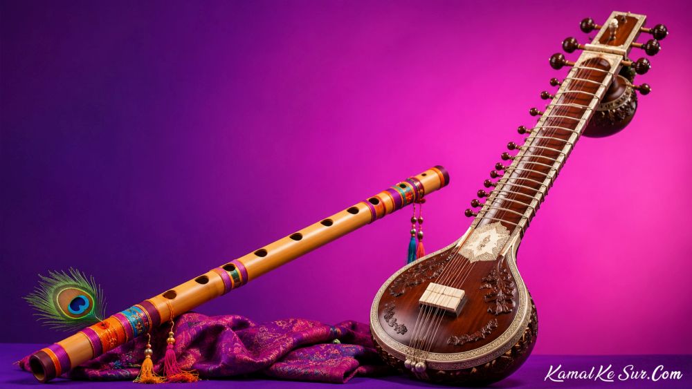 flute bansuri sitar for BGM