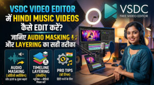 VSDC Video Editor में Hindi Music Videos कैसे एडिट करें? जानिए Audio Masking और Layering का सही तरीका