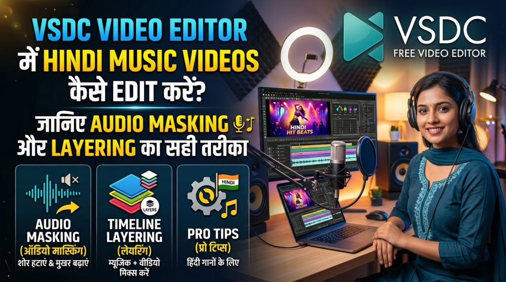 VSDC Video Editor Hindi Songs Editing