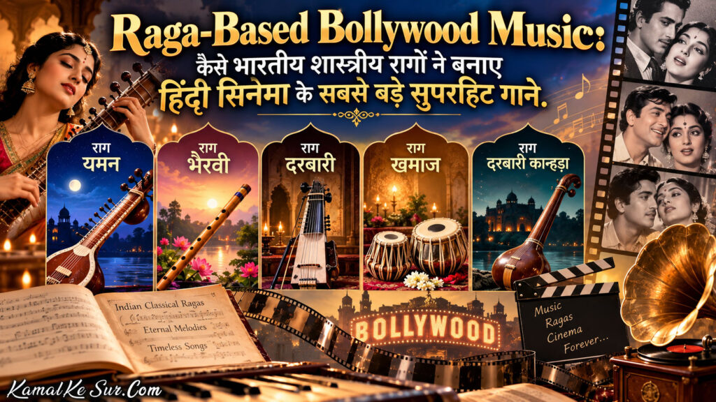 Raaga based Hindi bollywood songs, Shahstriya sangeet, raag based songs