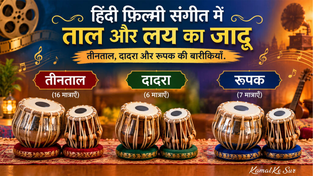 Tabla, teen taal, daadra, roopak